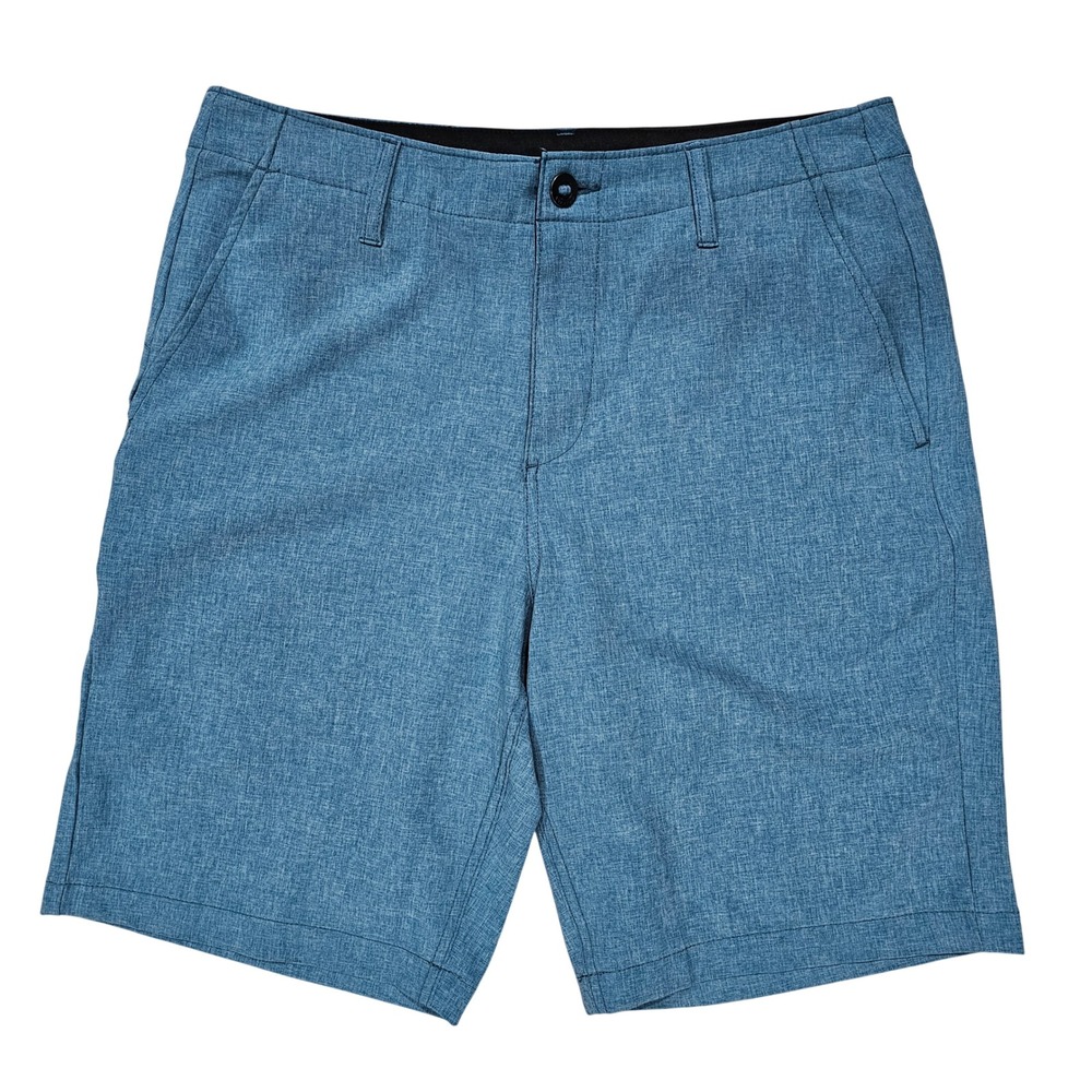 Volcom Surf & Turf Men 32 Blue Hybrid Shorts Chino A32116V3